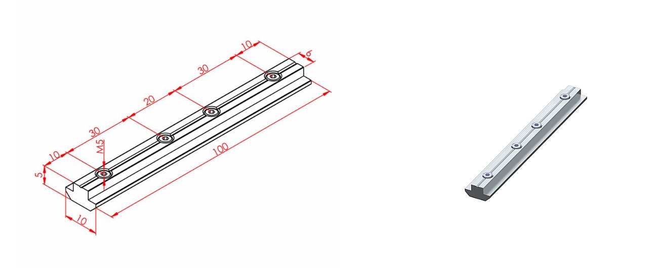 Profilverbinder Innenwinkel Nut 6 - für M5 Schrauben